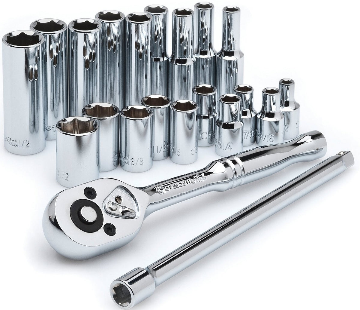 Crescent CSWS2N 1/4"Drive SAE Socket Wrench Set, Steel