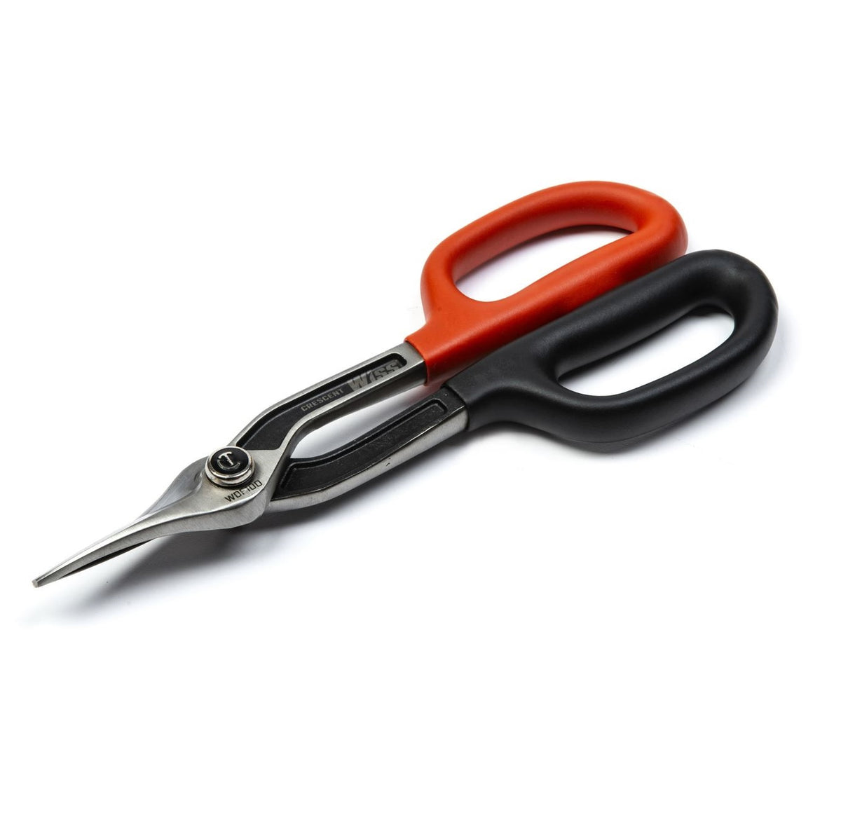 Crescent Wiss WDF10D Combination Duckbill Pattern Tinner Snips, 10-1/4 Inch, Black/Red