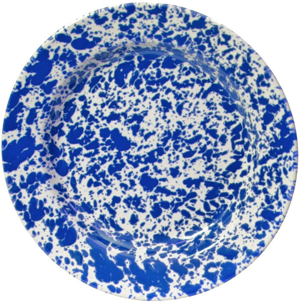 Crow Canyon D20DBM Dinner Plate, 10" Diameter, Dark Blue Marble