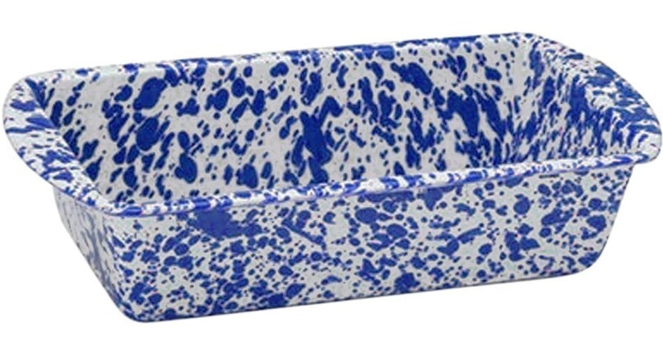 Crow Canyon D32DBM Loaf Pan, Dark Blue Marble