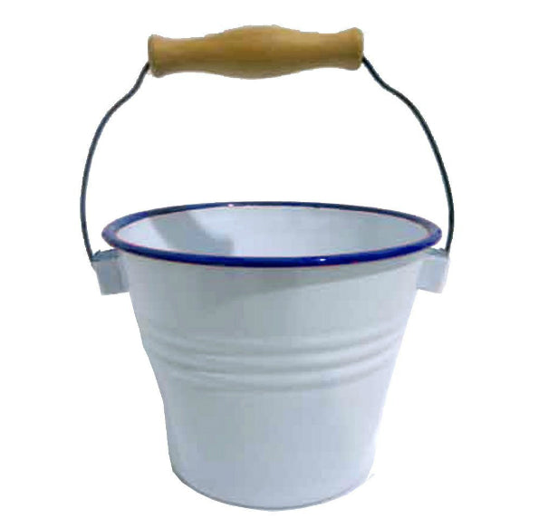 Crow Canyon V59BLU Vintage Small Pail, Blue Rim