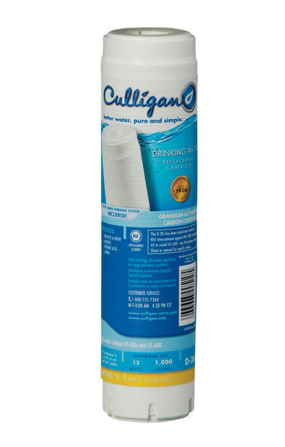 Culligan D-20 Drinking Water Replacement Filter