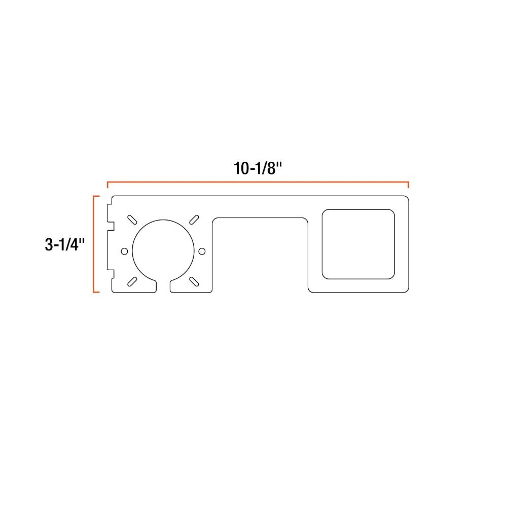 Curt 58000 Easy-Mount Wiring Bracket, Steel, Black