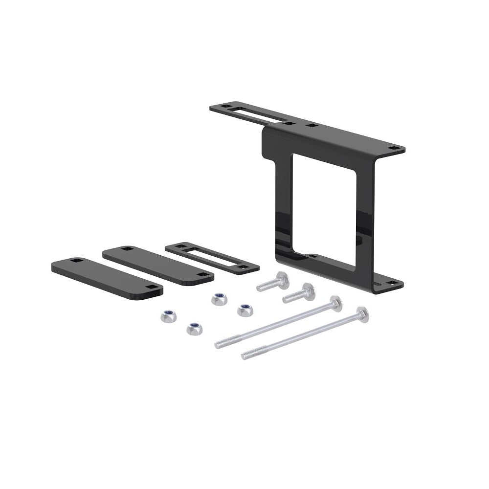 Curt 58001 Easy-Mount Wiring Bracket, Steel, Black