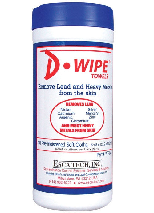 D-Wipe WT-041 Hand Cleaning Towels Cloth, 6" x 8"