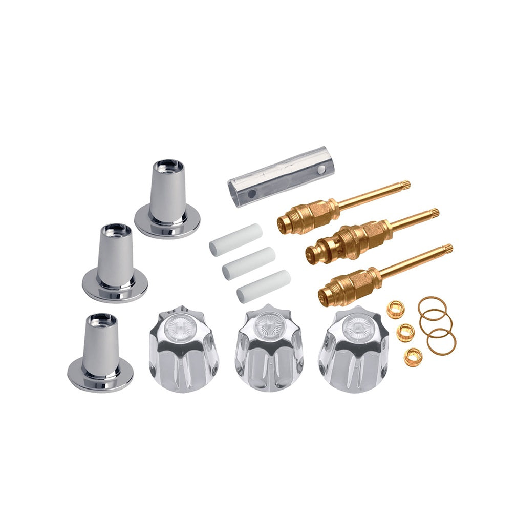 Danco 9D00039615 Tub and Shower Remodeling Kit, Chrome