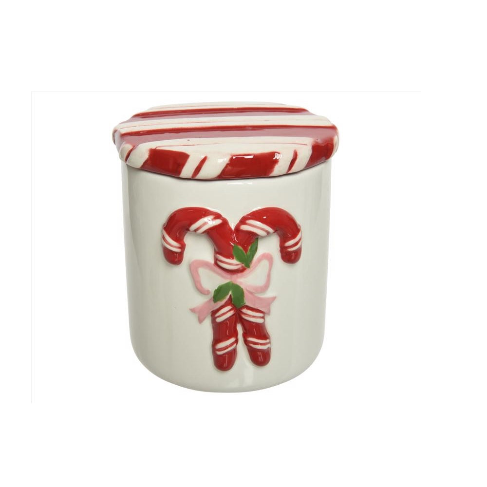 Decoris 522182 Christmas Candy Cane Table Decor, Red/White