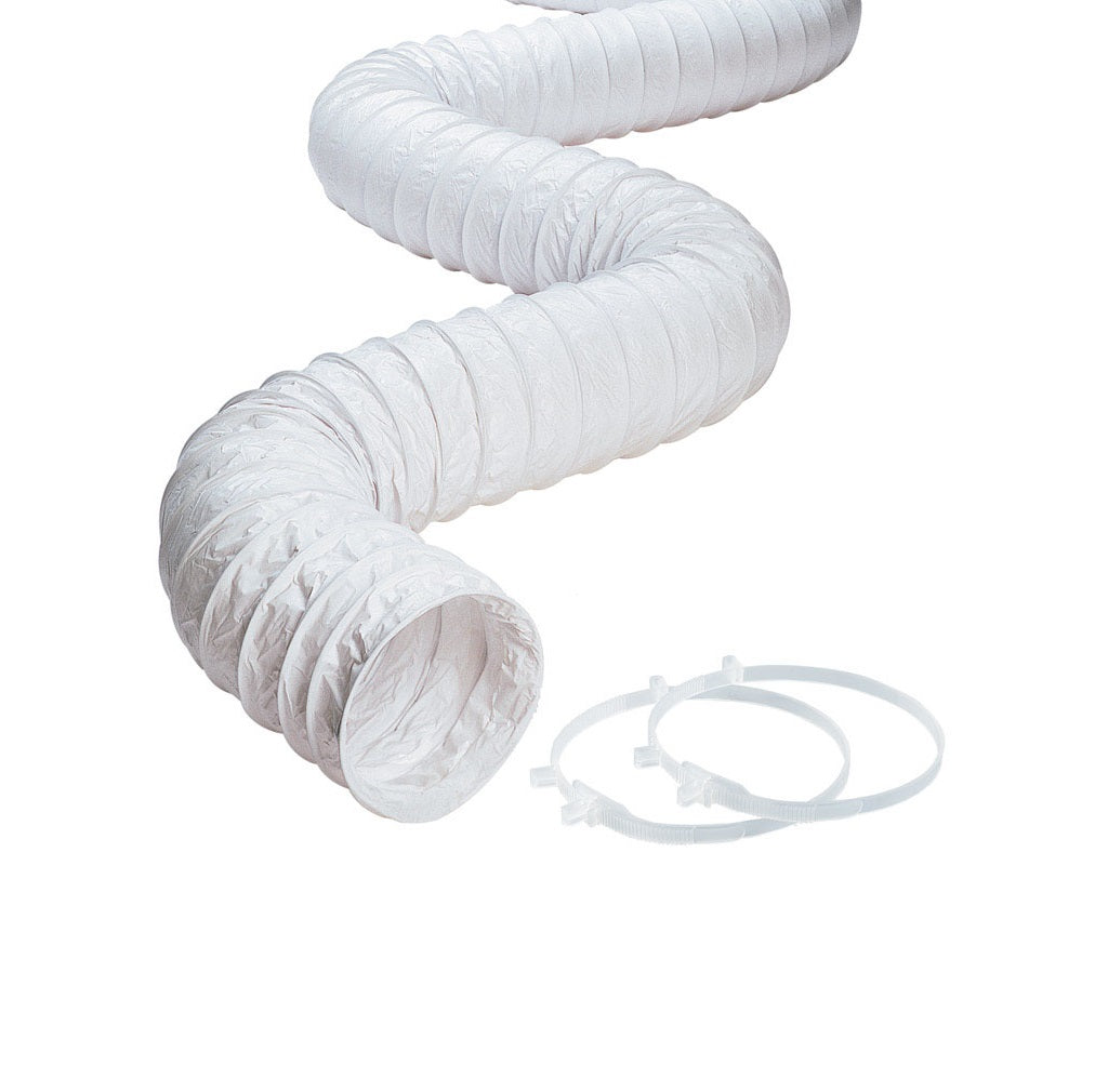 Deflect-O CPH38W Vinyl Hose, White, 8 ft X 3 inch