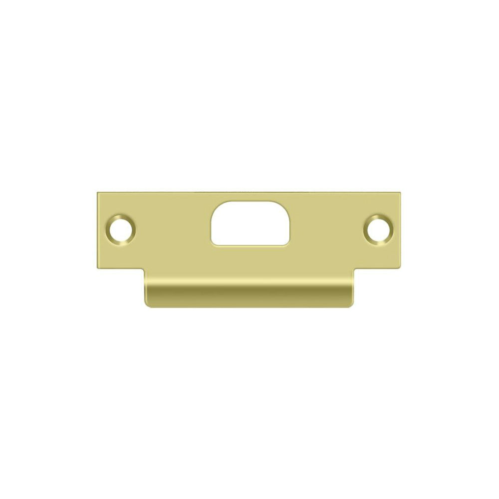 Deltana SPDB478U3 T- Strike Plate, Bright Brass, 4-7/8" x 1-1/4"