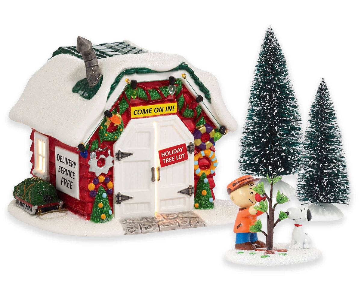 Department 56 4056231 Peanuts Porcelain Village Accessory, Multicolored, Ceramic