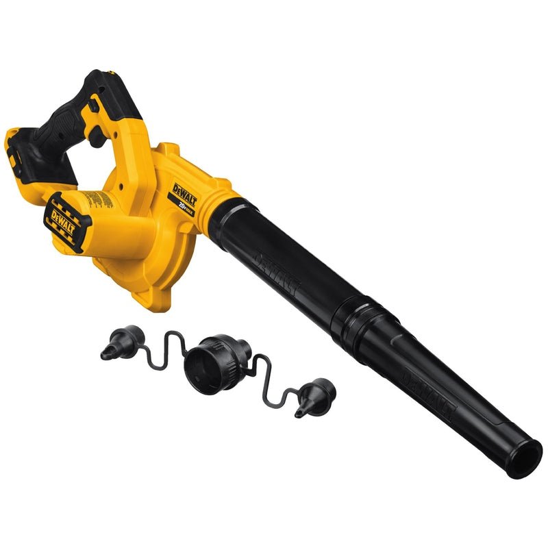 DeWalt DCE100B Max Compact Jobsite Blower, Cordless, 20 Amps, Yellow/Black