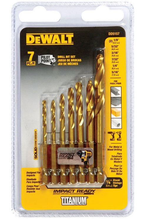 Shop DeWalt Impact Ready Drill Bit Set online, lowest price with ...