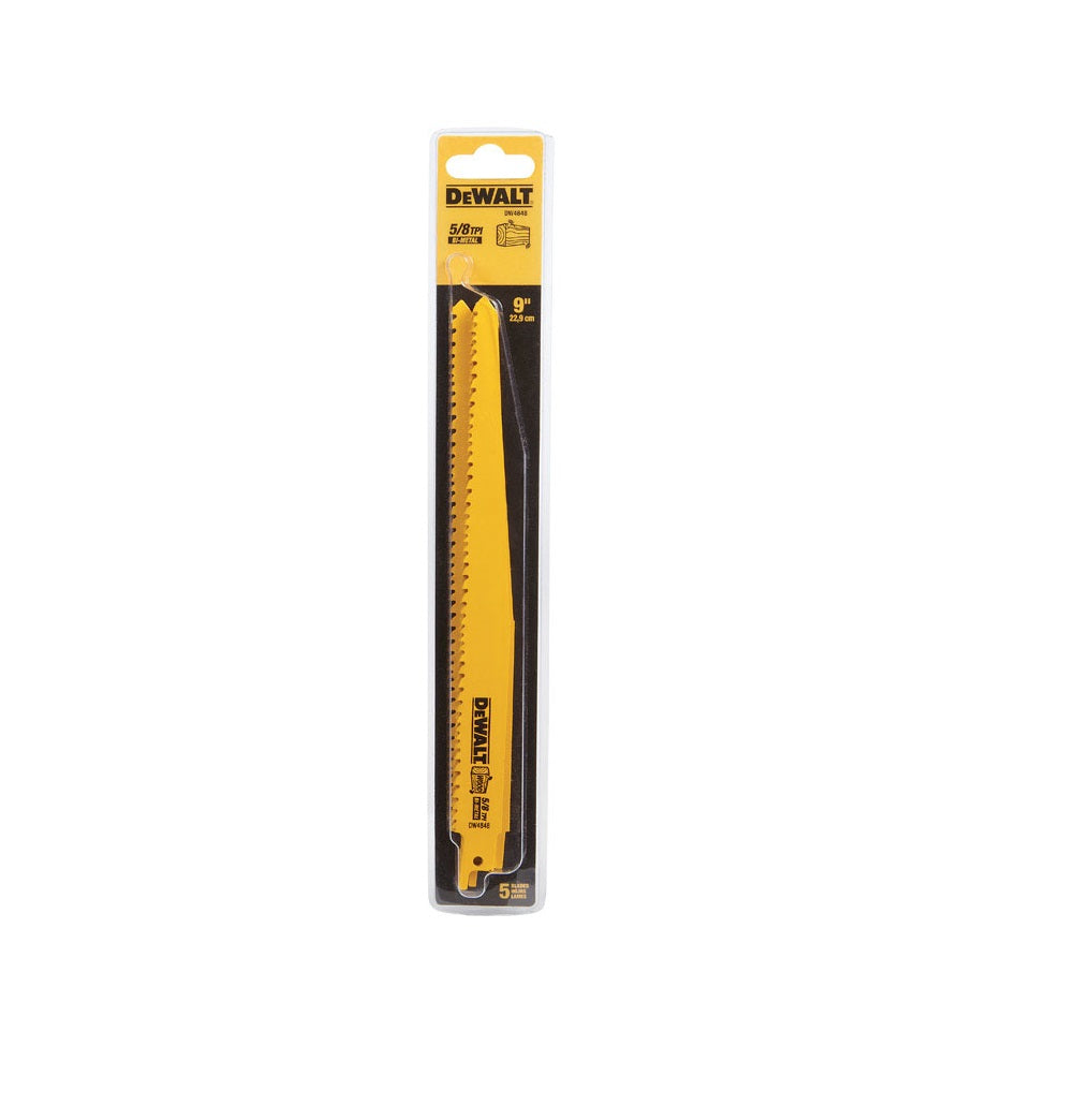 DeWalt DW4848 "Bi-Metal" 5/8Tpi Reciprocating Blades 9"