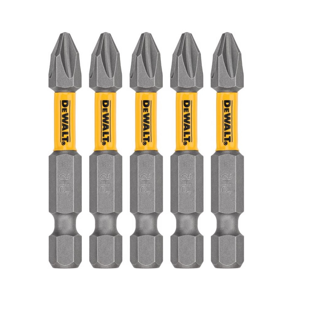 DeWalt DWA2PH2MF5 Max Fit Phillips Screwdriver Bit Set, #2 x 2 Inch