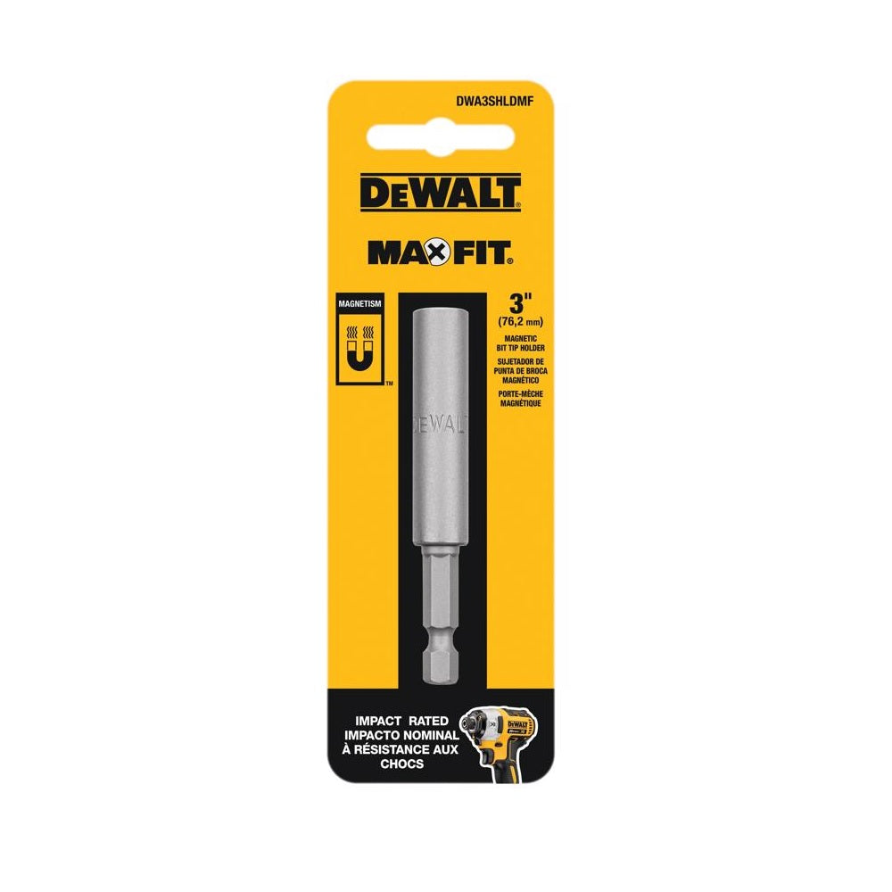 DeWalt DWA3SHLDMF Max Fit Magnetic Bit Holder, 3 Inch