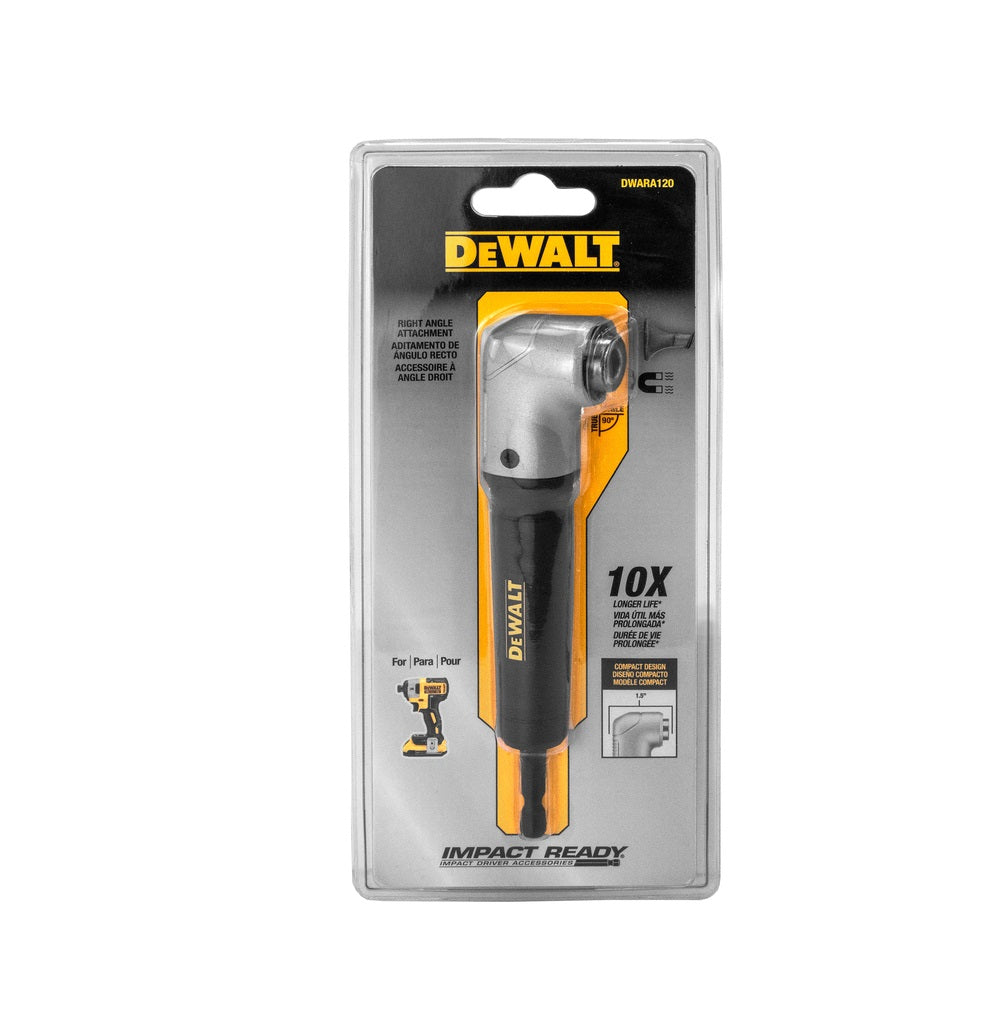 DeWalt DWARA120 Impact Ready Right Angle Drill Attachment, Metal