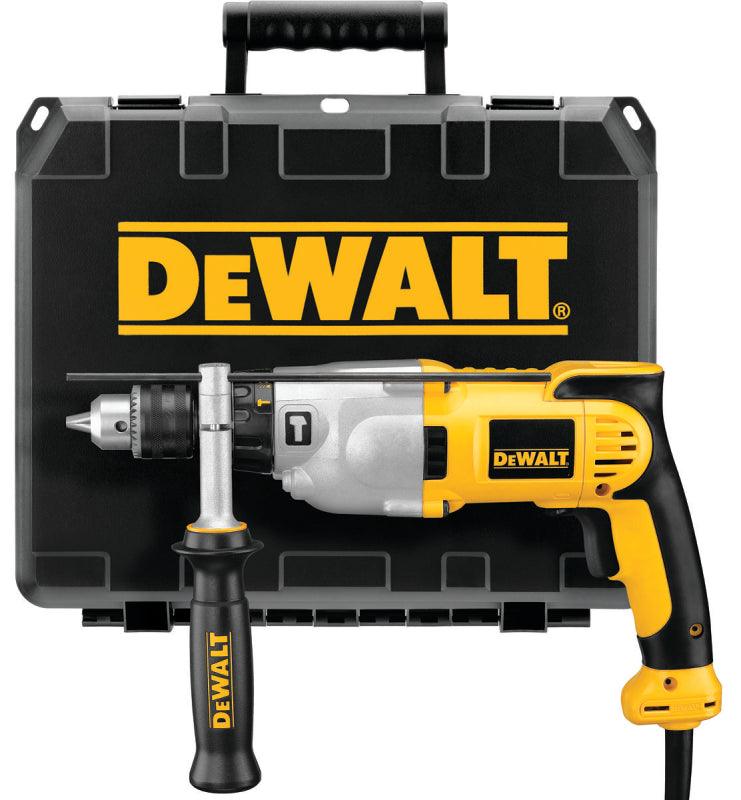 DeWalt DWD520K Electric Hammer Drill Kit, 1/2 inch Chuck, 10 A