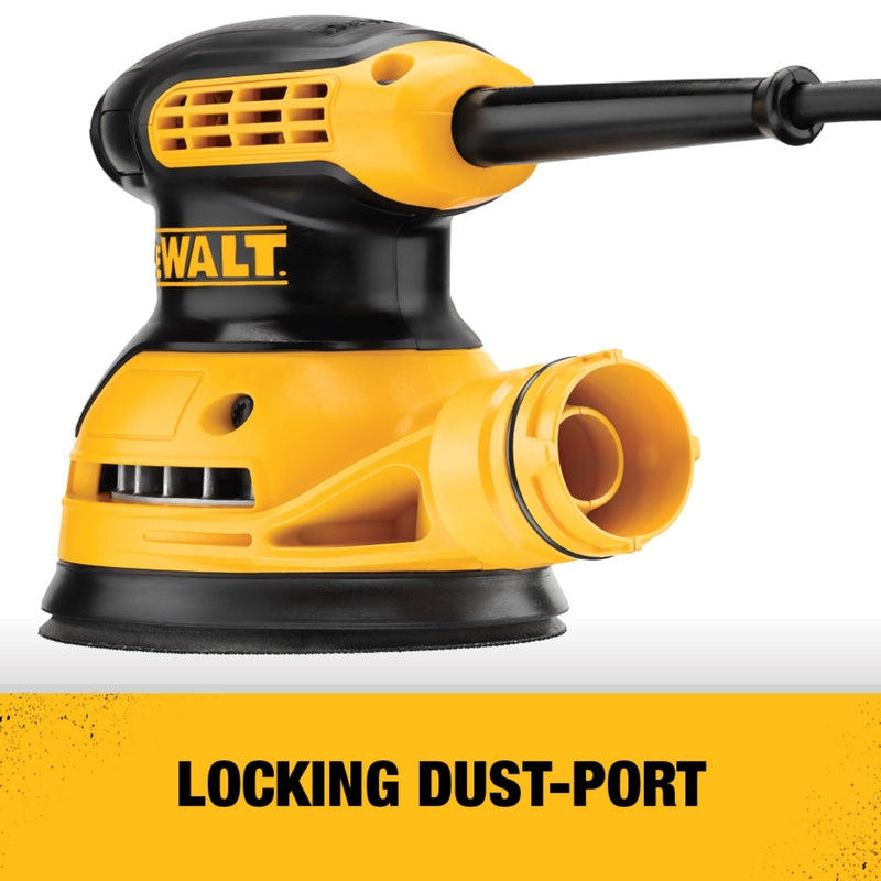 DeWalt DWE6421K Random Orbit Sander, 3 amps