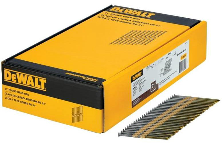 DeWalt DWRHS12D148 21-Degree Metal Framing Nails, 0.148" x 3-1/4"