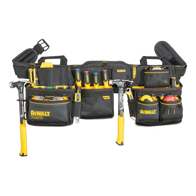 DeWalt DWST540601 Professional Tool Rig, Black/Yellow, 26 Pockets