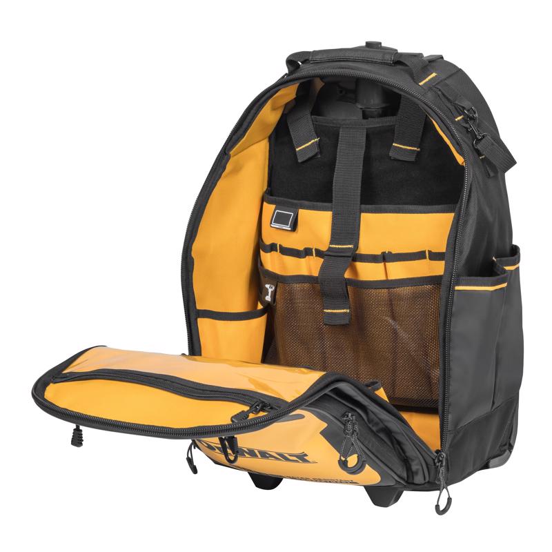 DeWalt DWST560101 Pro Backpack on Wheels Tool Bag, 46 Pockets