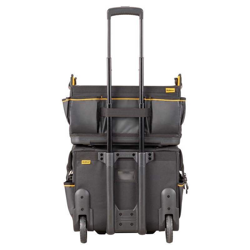 DeWalt DWST560107 Roller Tool Bag, Black/Yellow, 27 Pockets