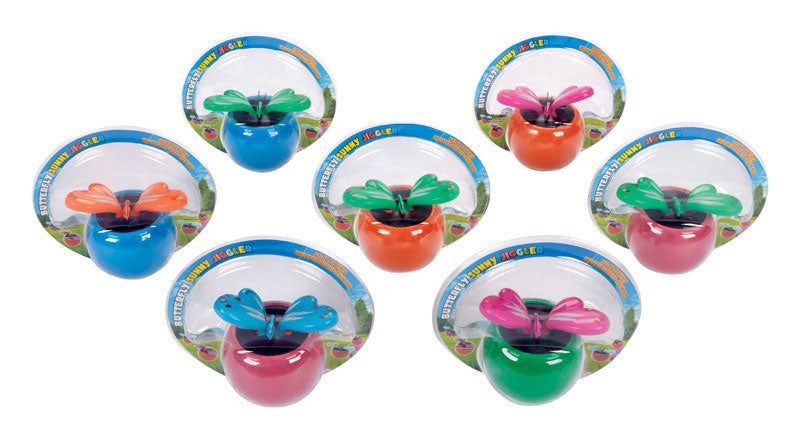 Diamond Visions 08-1402 Solar Butterflies Jigglers, Plastic