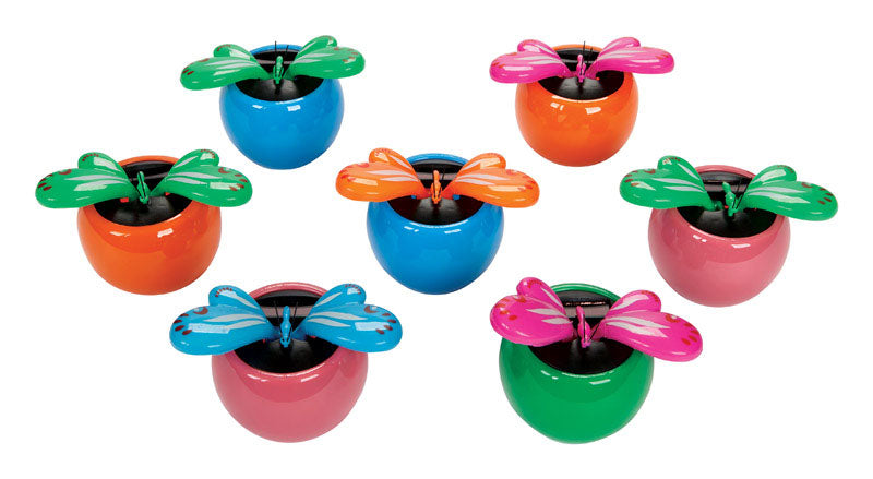 Diamond Visions 08-1402 Solar Butterflies Jigglers, Plastic