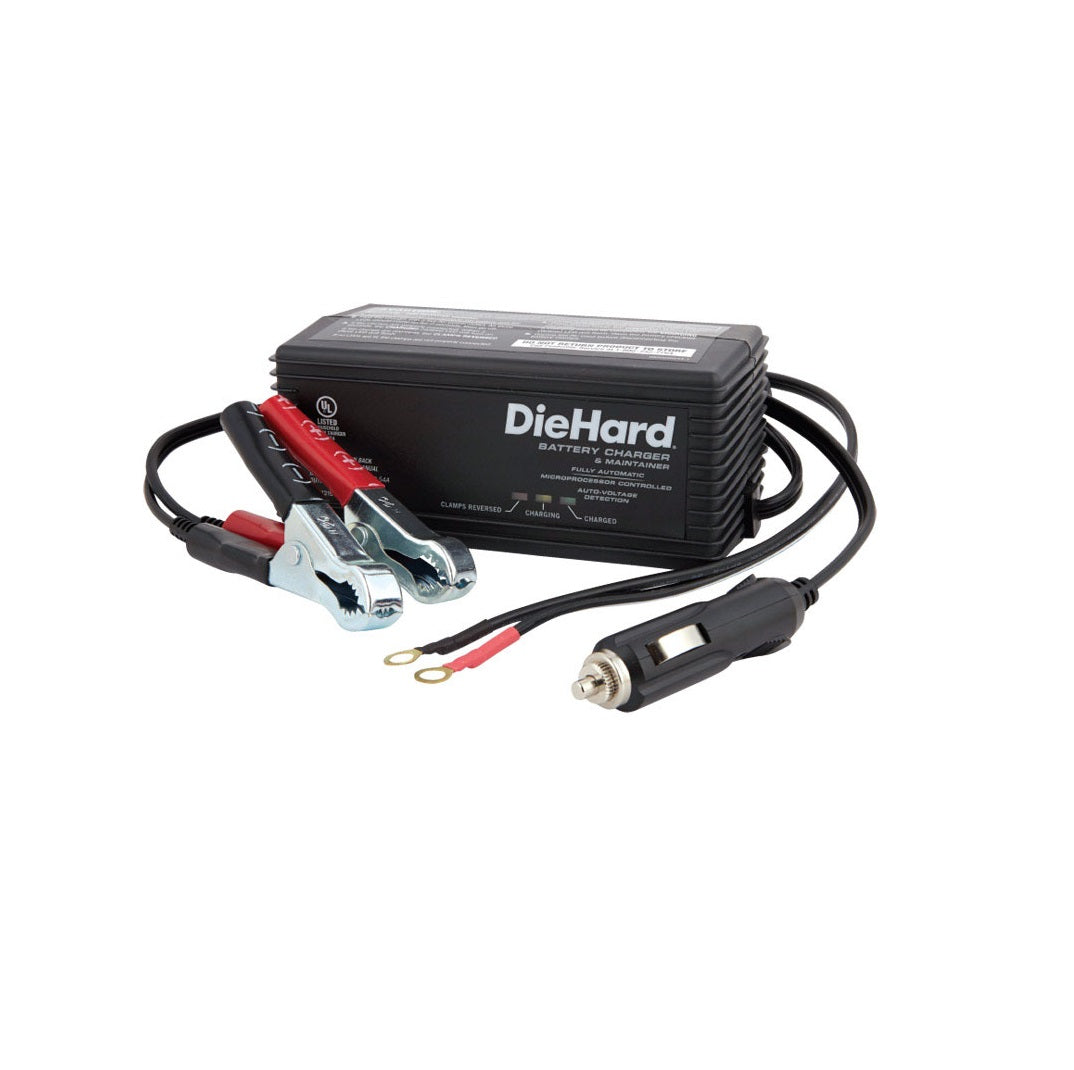 DieHard 71219-CA Battery Charger/Maintainer, Black, 2 amps