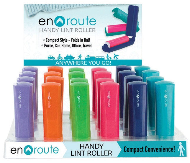 DM Merchandising ENR-LINT En Route Lint Roller, Assorted Color