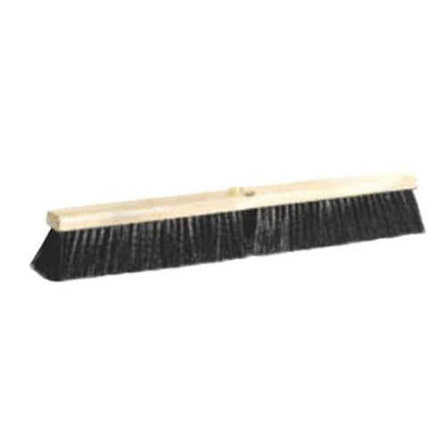 DQB 10643 Poly Pushbroom Head, 24", Black