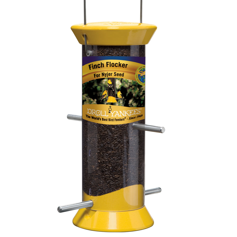 Droll Yankees CJTHM8Y New Generation 8" Finch Flocker Feeder