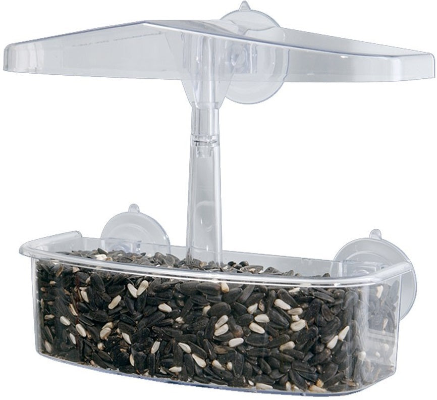 Droll Yankees OWF Observer Window Bird Feeder, Clear