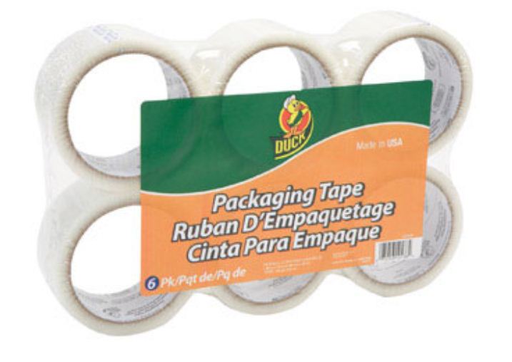 Duck 1362513 Carton Sealing Tape, 1.89" x 54.68 yards