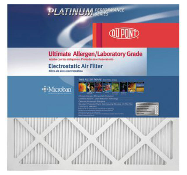 DuPont AF-P1420 ProClear Maximum Allergen Electrostatic Air Filter, 14" x 20" x 1"