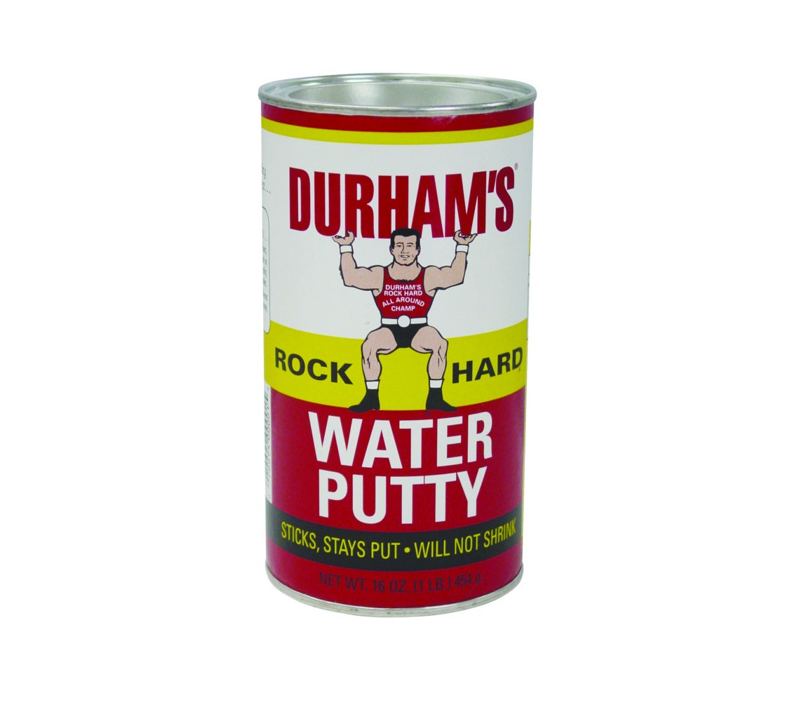 Durham 168 Rock Hard Water Putty, Cream, 1 lb
