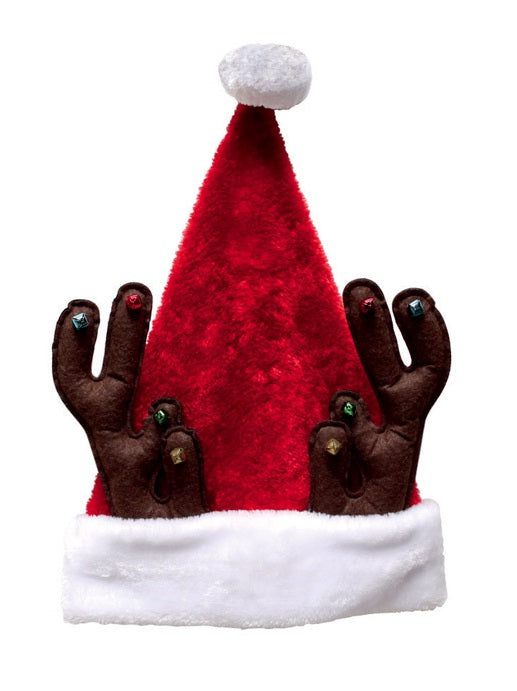 Dyno 0408141-3 Novelty Reindeer Santa Hat, 17"