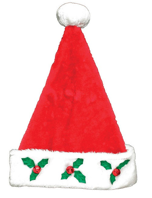 Dyno 0408946-2 Santa Hat With Holly, 17"