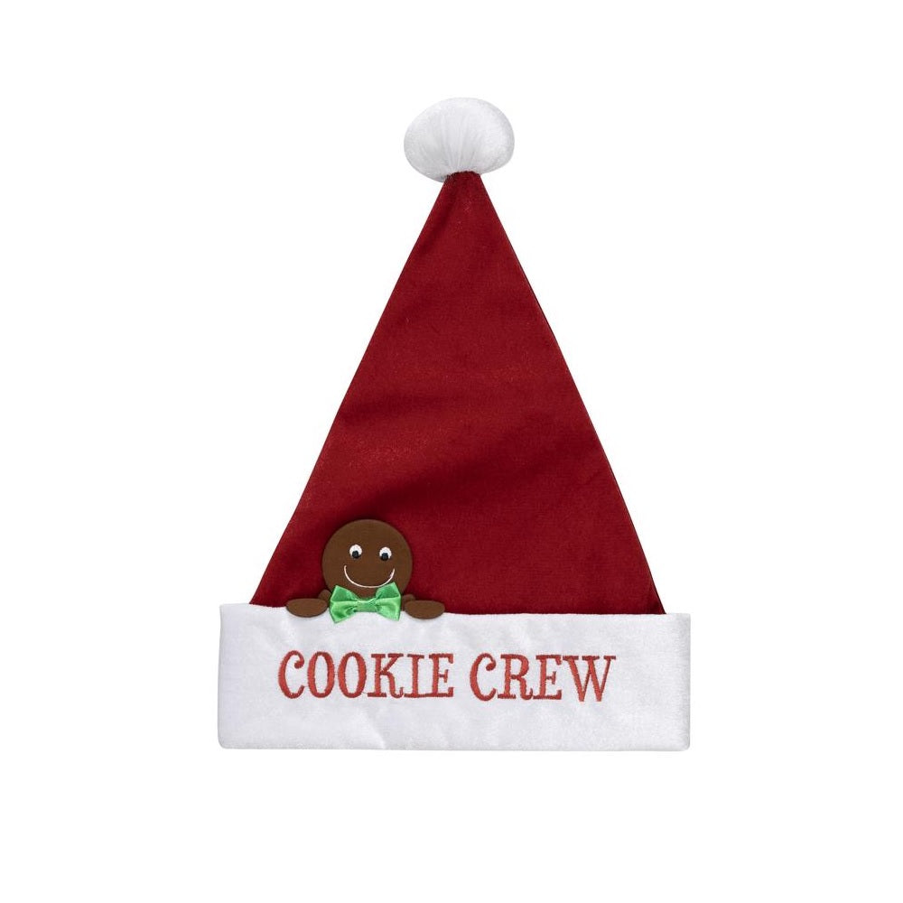 Dyno 0409788-3AC Cookie Crew Christmas Santa Hat, Red/White