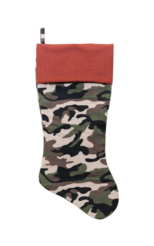 Dyno 1195302-1 Camo Christmas Stocking, Polyester, 19"