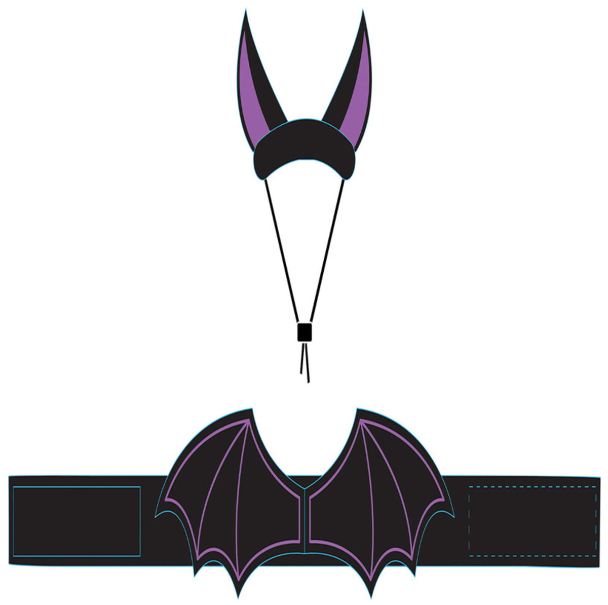 Dyno 3004276-1SM Dog Bat Halloween Costumes