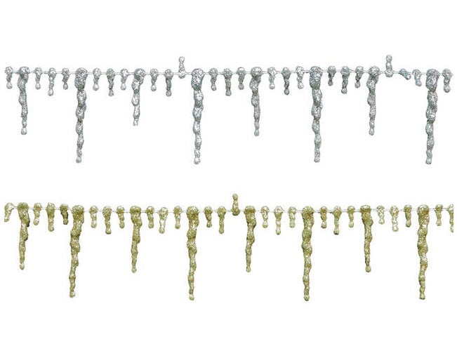 Dyno 585978-5000AC Sparkling Icicle Bead Garland, 8'