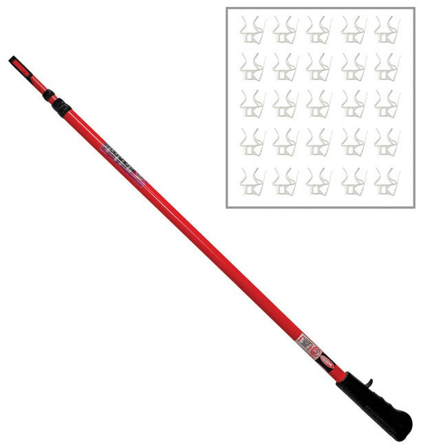 Dyno 74028-25C Christmas Quick Release Light Hanger, Plastic, 11'