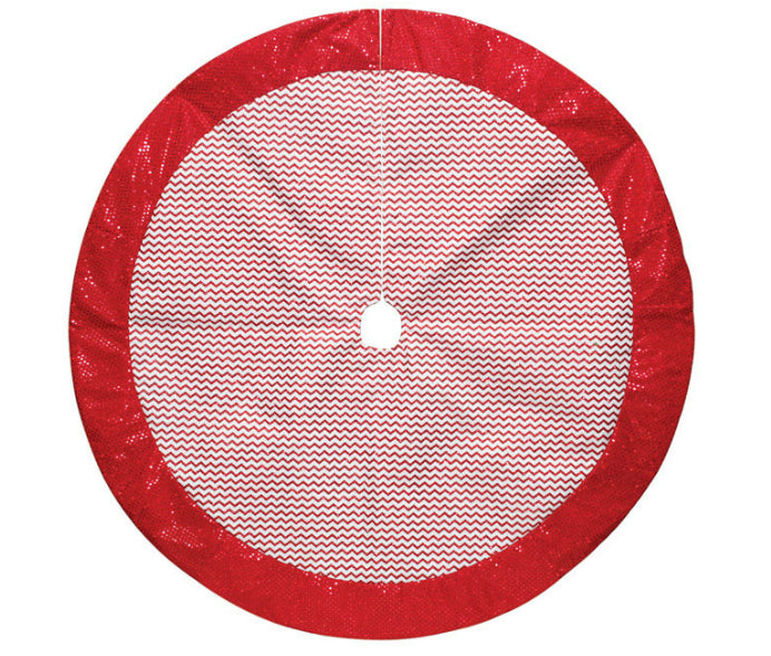 Dyno Seasonal Solutions 2484813-3 Tree Skirt, Red, 48"