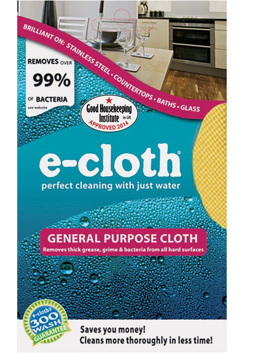 E-Cloth 10602 General Purpose Cloth, 12.5" x 12.5"