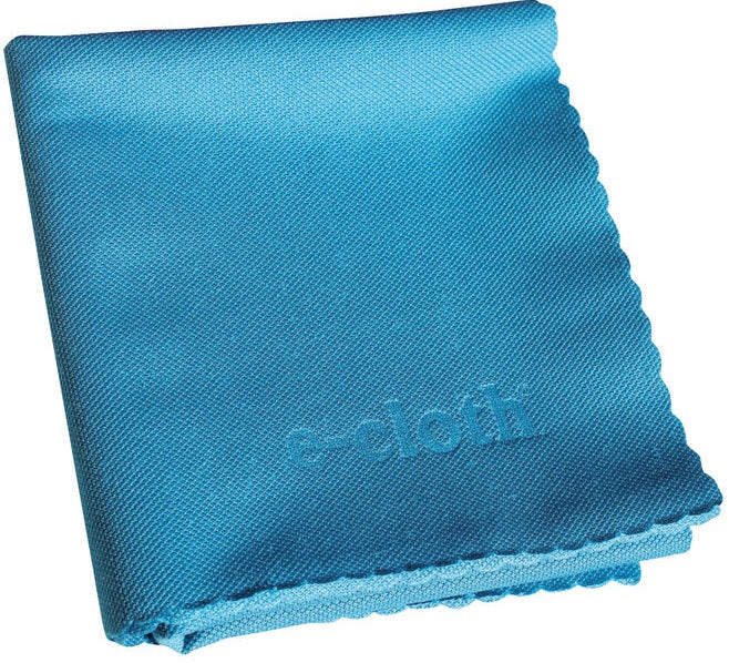 E-Cloth 10603 Glass and Polish Cleaning Cloth, 20" x 16", Blue