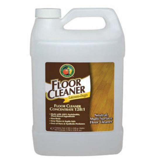 Earth Friendly PL9325/04 Concentrated Floor Cleaner, Lemon-Sage, 128 oz