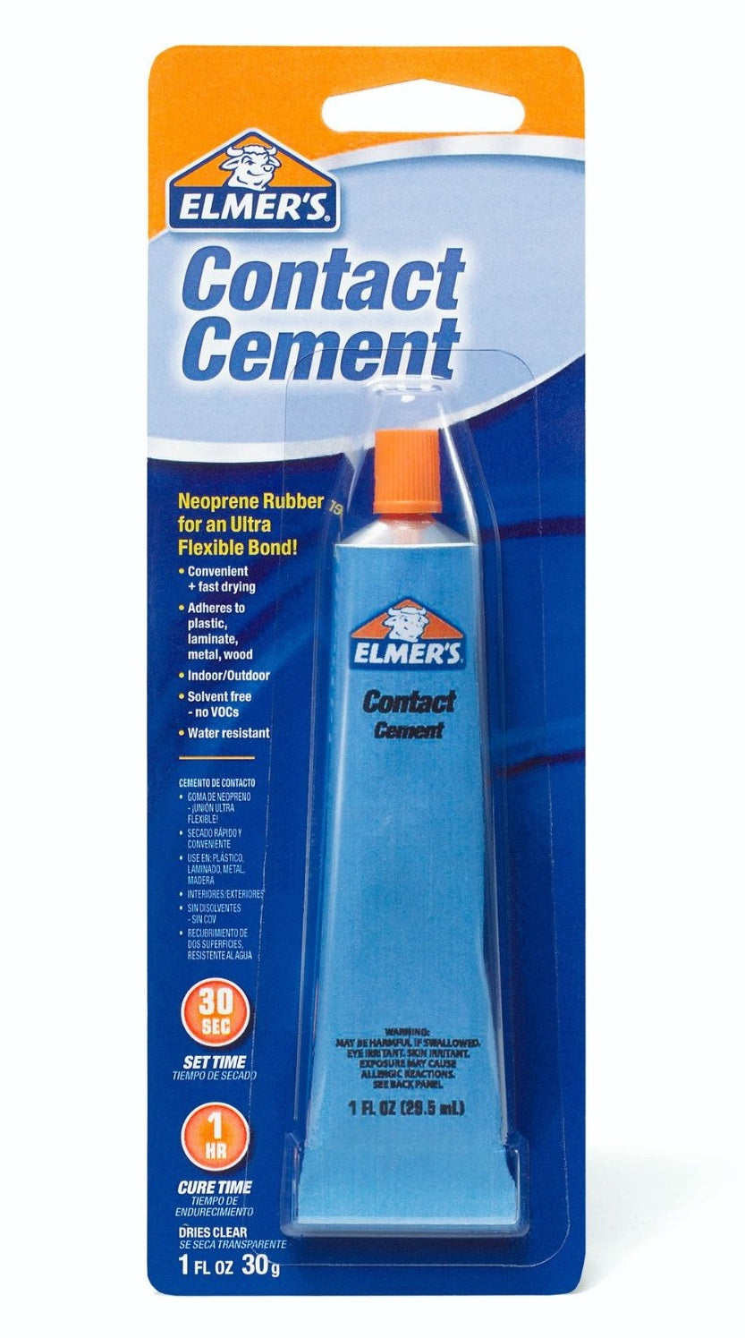 Elmer's E1014 Contact Cement, 1 Oz.