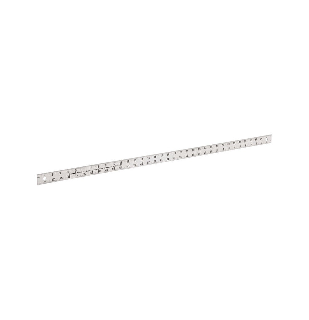 Empire 403 Heavy-Duty Straight-Edge Ruler SAE, Aluminum, 36 inches x 1-1/8 inches