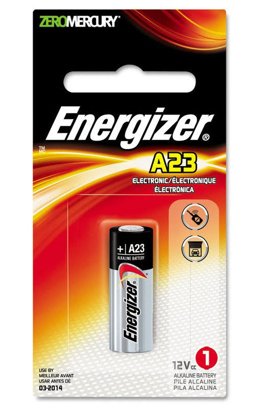 Energizer A23BPZ ZeroMercury Alkaline Electronics Battery,  A23, 12 volts